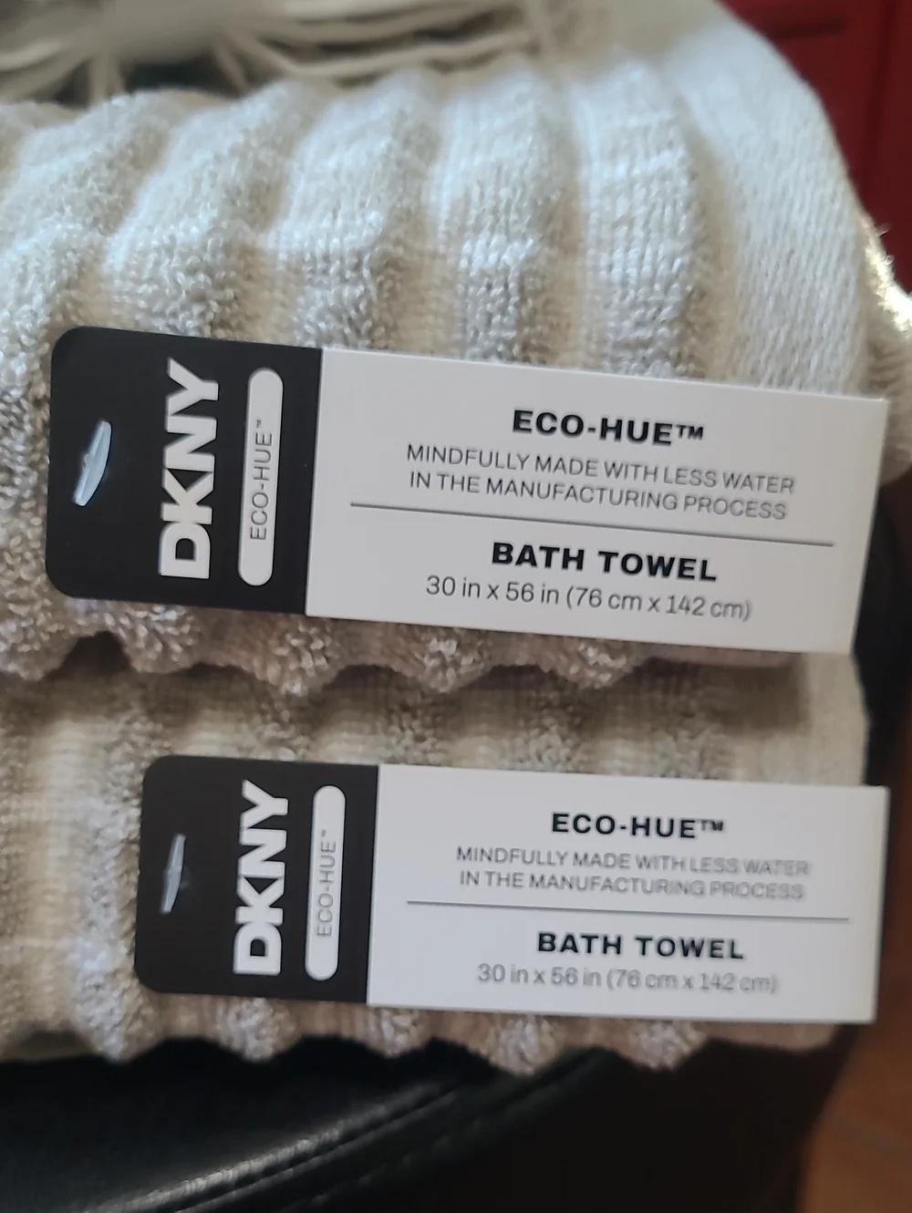 DKNY Piazza Ribbed Bath Towel Set